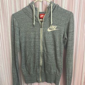 Nike Full Zip Hooded Sweatshirt. Nike Sweater.